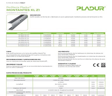 Montantes  XL Z1